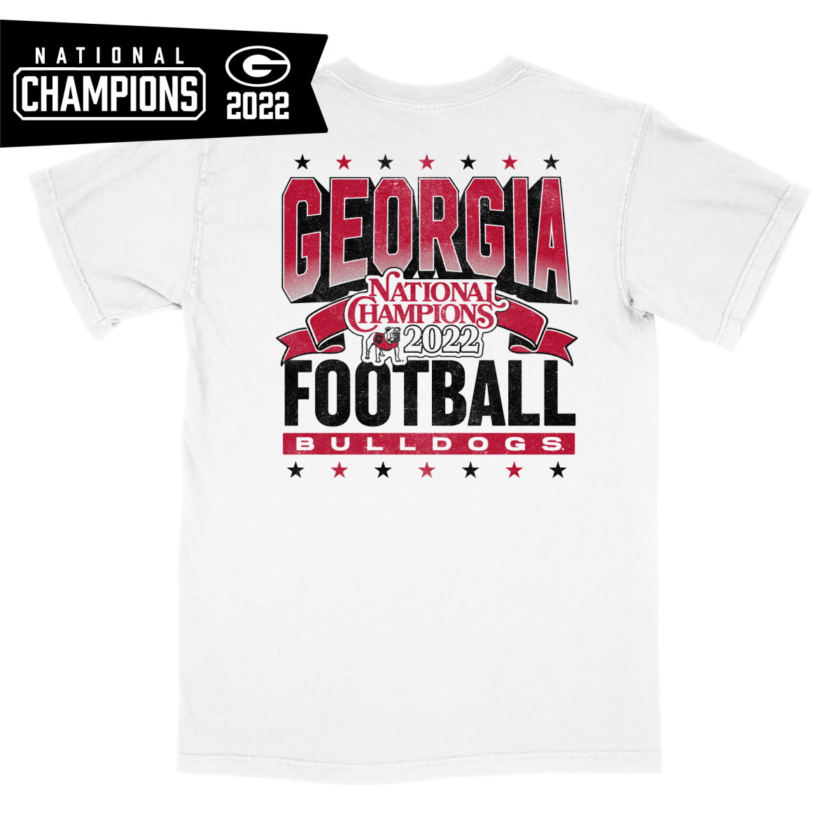 Georgia Bulldogs Blue 84 College Football Playoff 2021 National Champions  Stadium Schedule T-Shirt - Black
