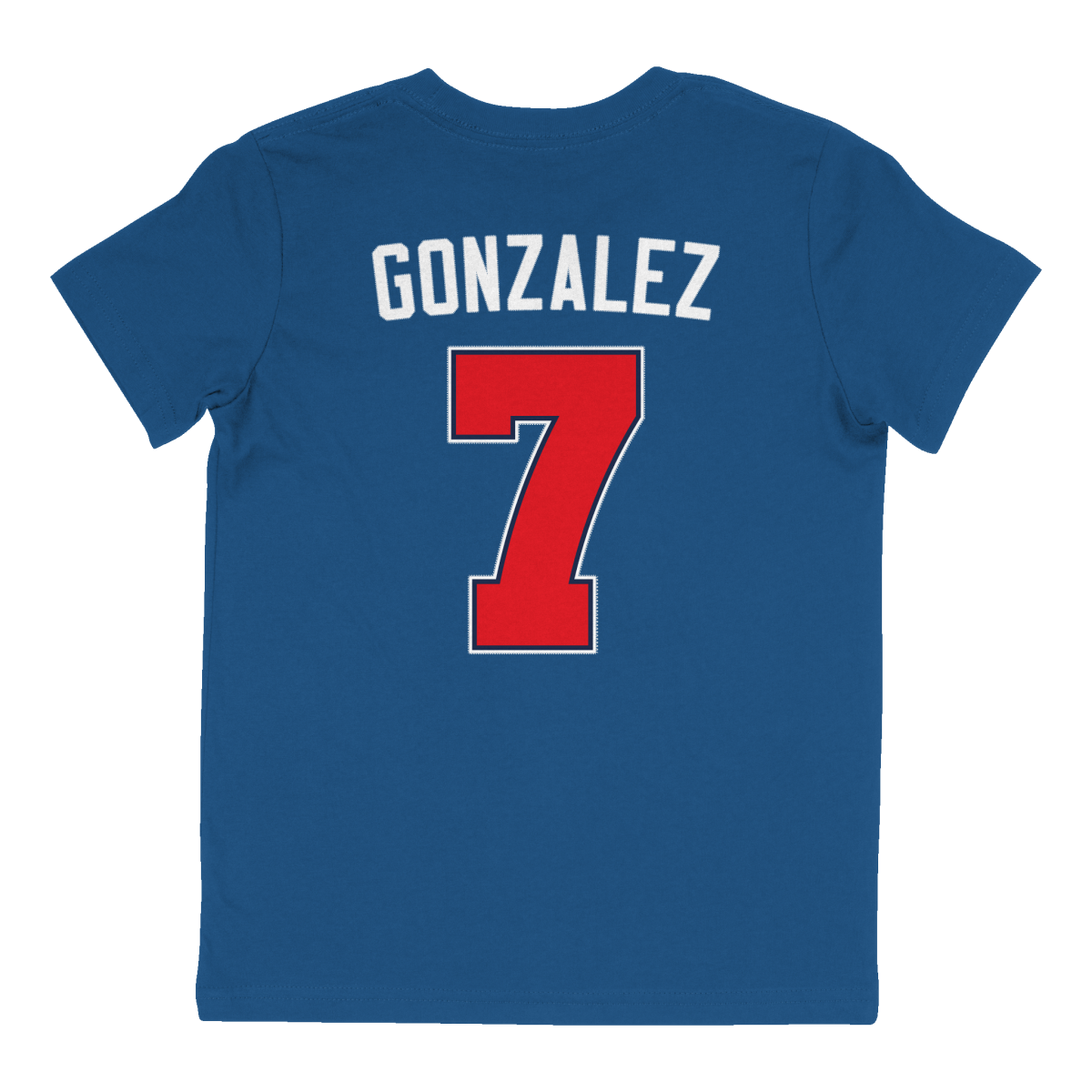 Ole Miss Rebels : Jacob Gonzalez Powder Blue Jersey T-Shirt -   – Shop B-Unlimited