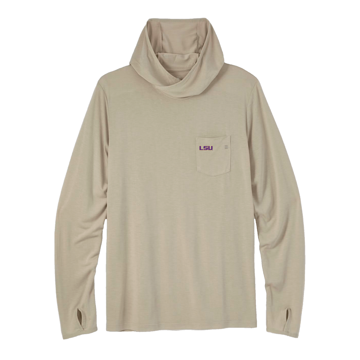 University of Georgia : Small Logo Free Fly Men's Bamboo Lightweight Hoody -  L / Khaki