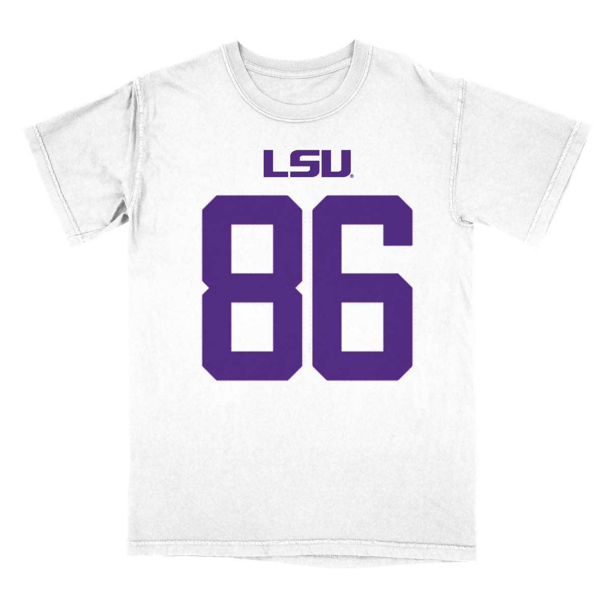 Louisiana State University LSU Tigers : Greg Brooks White Jersey T-Shirt -  XXXL / White