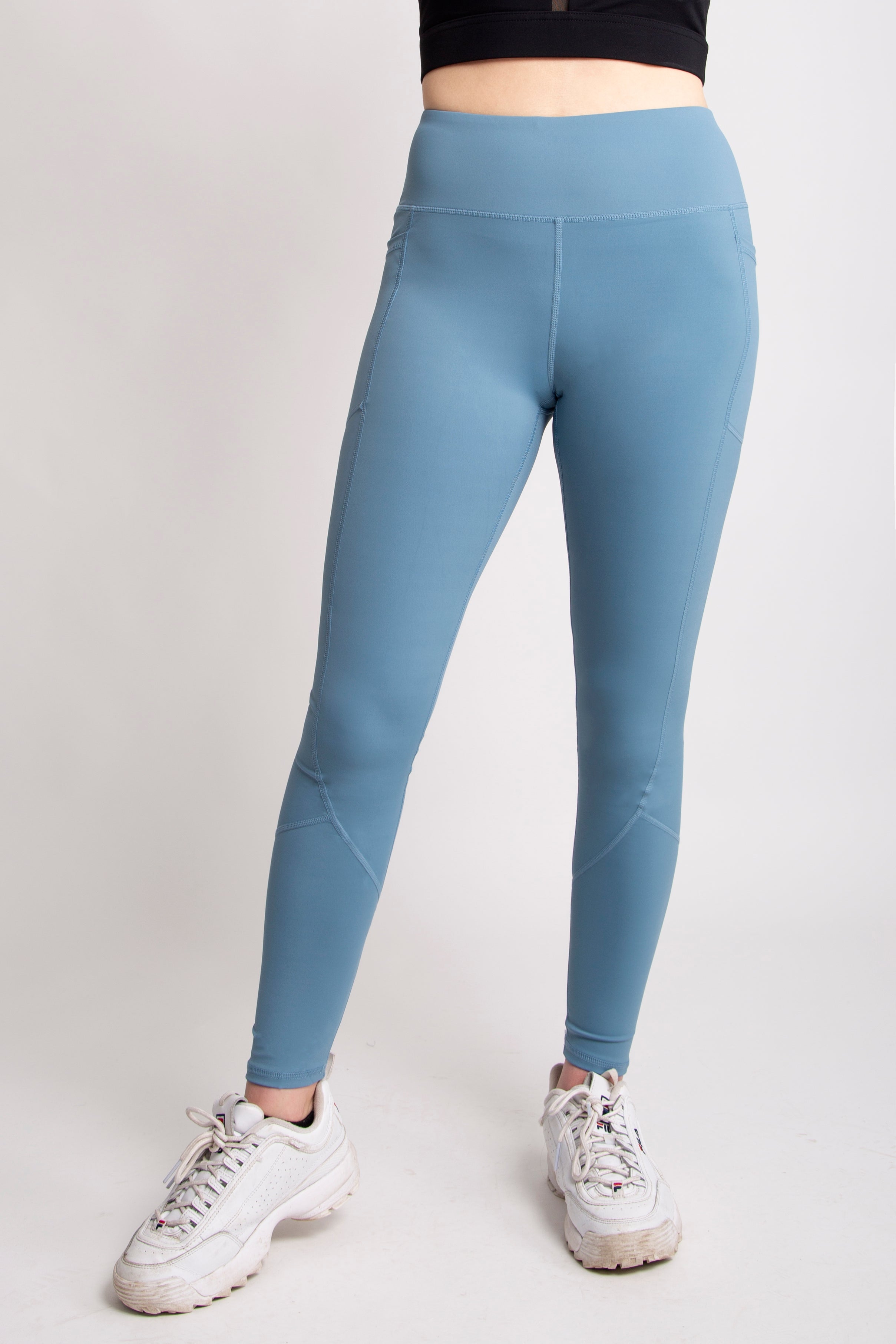 Side Pocket High-Rise Four-Way Stretch Legging