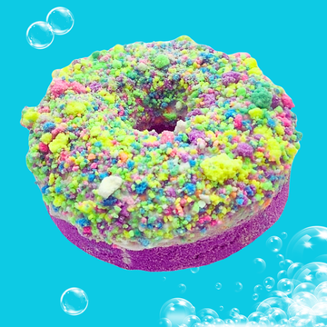 Cotton Candy Donut Bath Bomb