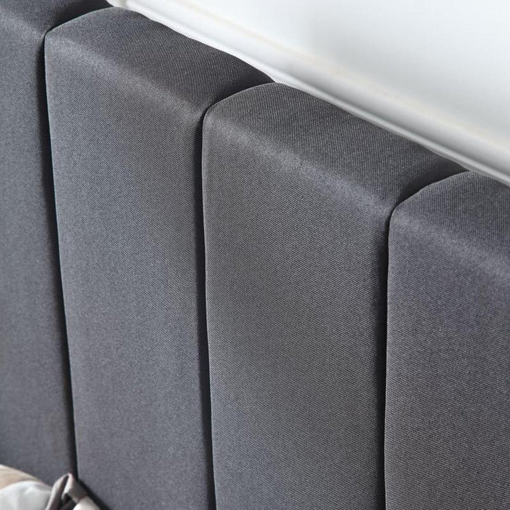 Upholstered Platform Bedframe and Headboard - NewDayTrends