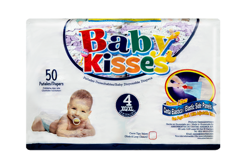 Pañal Baby Kisses - 50 unidades