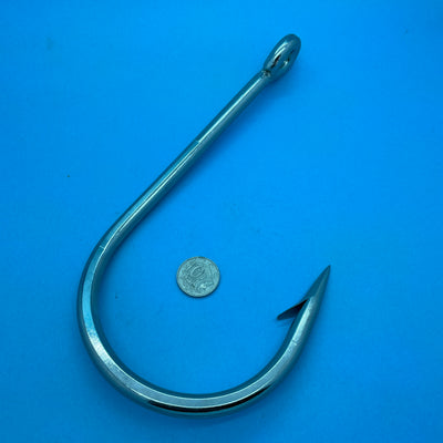 Large Stainless Steel Circle Shark Hook Size 30/0 – Rockstar Tackle