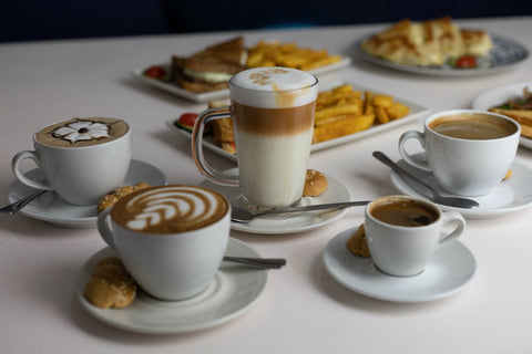 Selection of artisanal coffee at Meraki Deli cafe