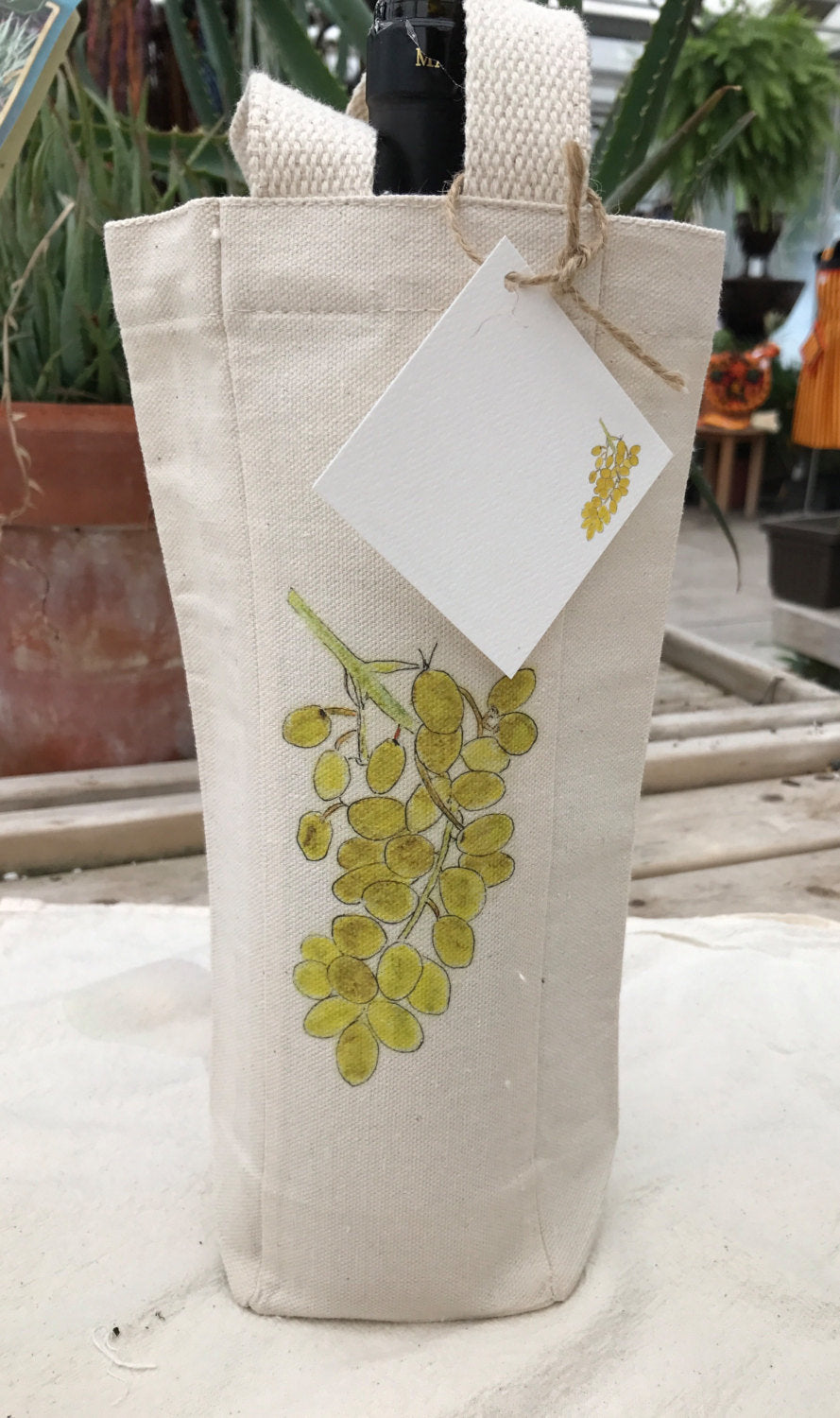 White Wine Tote Bag with Gift Card