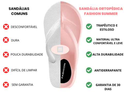 Sandália Feminina Ortopédica - UltraConfort