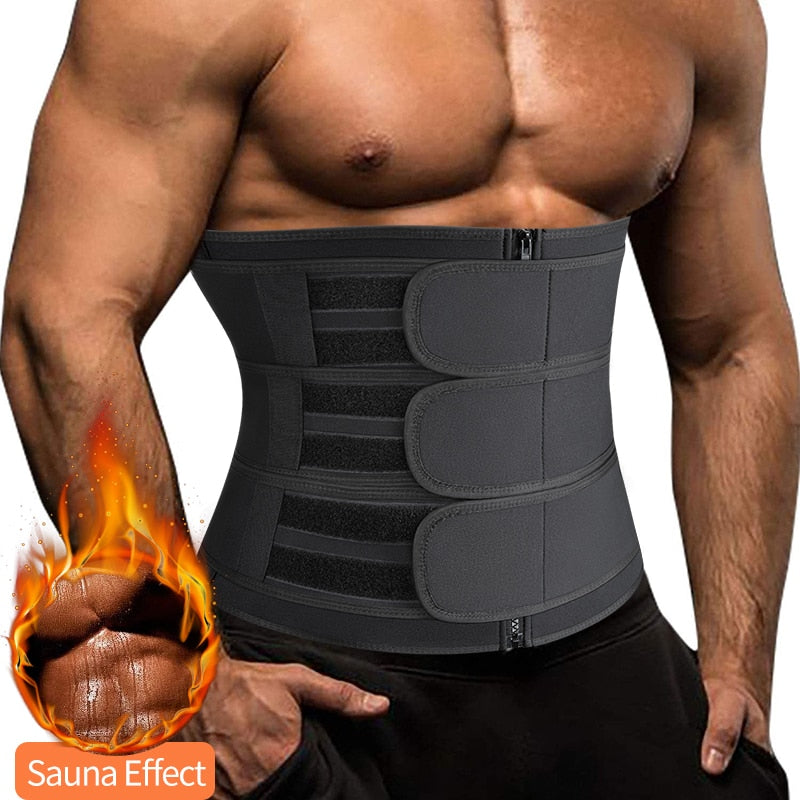 Men Belly Slimming Belt Loss Weight USA Neoprene 2.5 mm Vest Sauna