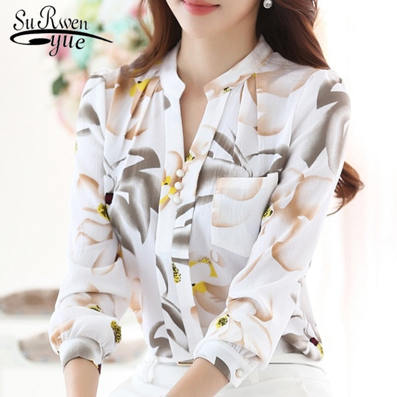 Spring 2021 Womens Clothing Silk Shirt Vintage Blouse Women Sheer Top Women  Longsleeve Dress Shirt Plus Size Woman Overshirt at Rs 1603.48