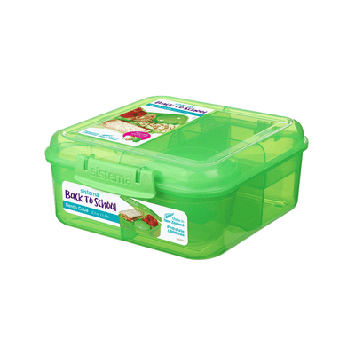 Sistema To Go Bento Cube, 1.25L, Assorted Colours - Drink Bottles &  Lunchboxes