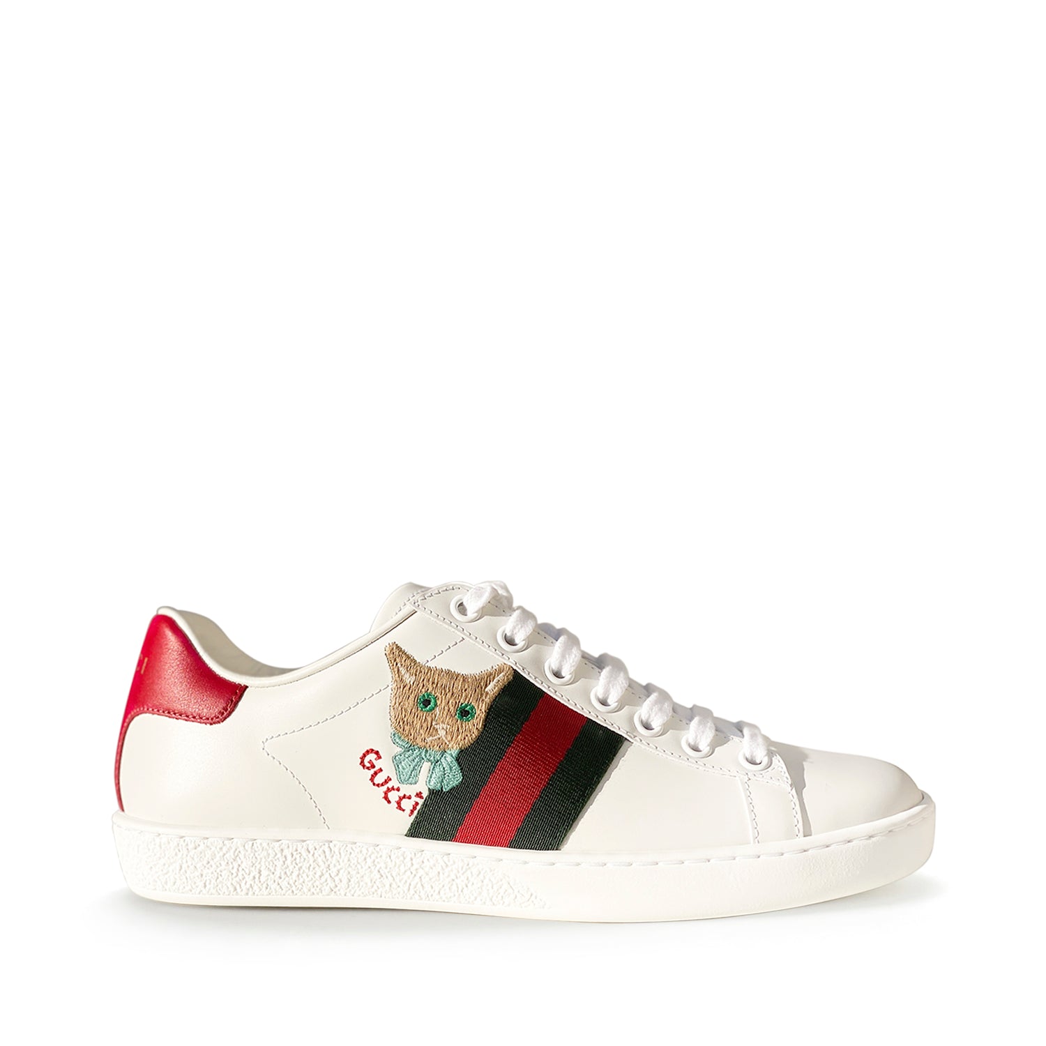 GUCCI エースキャットエンブロイダリースニーカー – Sneakive