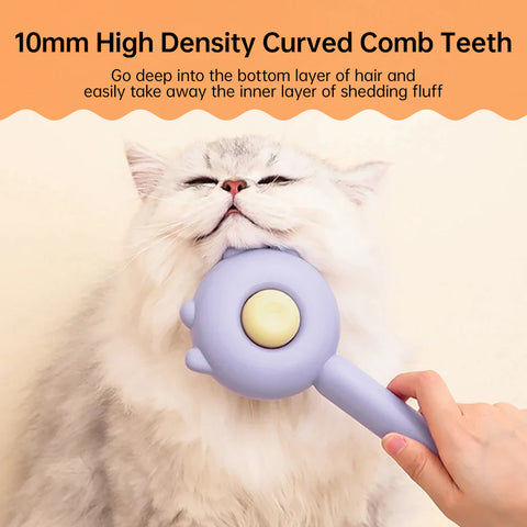 Aiitle Pet Loose Hair Remove Self-Cleaning Brush