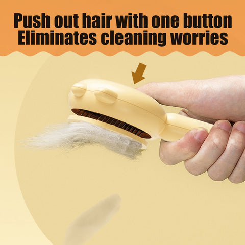 Aiitle Pet Loose Hair Remove Self-Cleaning Brush