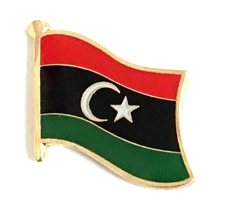 Libya world flag lapel pin, country flag pins| World Flag Pins