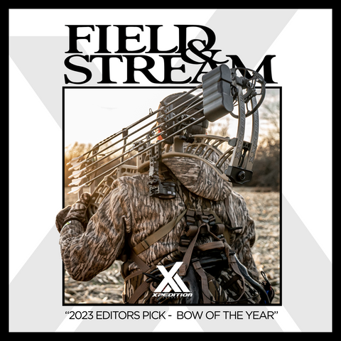 Field & Stream Editors PIck Bow of the Year Badge Xlite 31