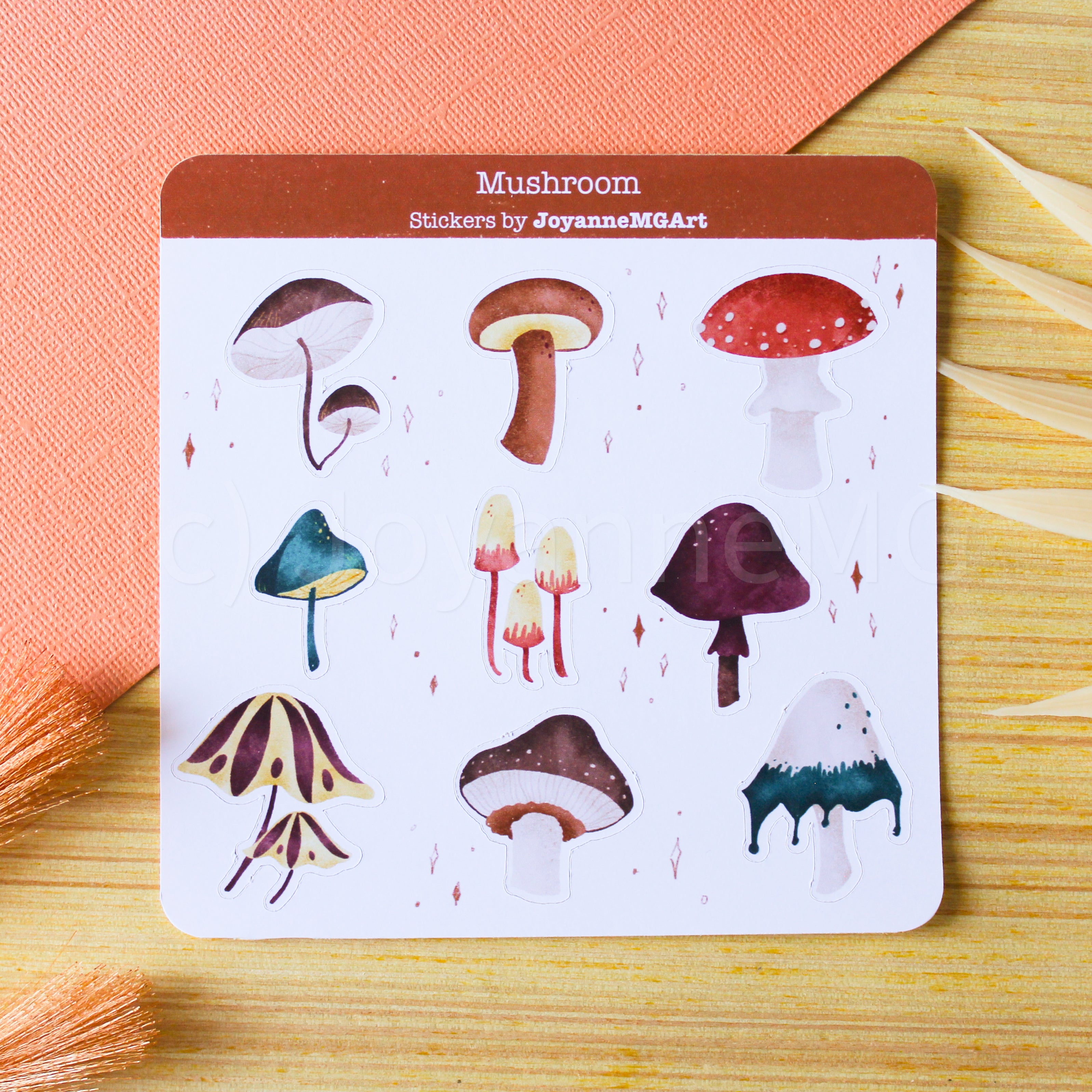 Mushroom Sticker Sheet