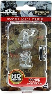 Pathfinder Deep Cuts Unpainted Miniatures: W5 Gnome Male Druid