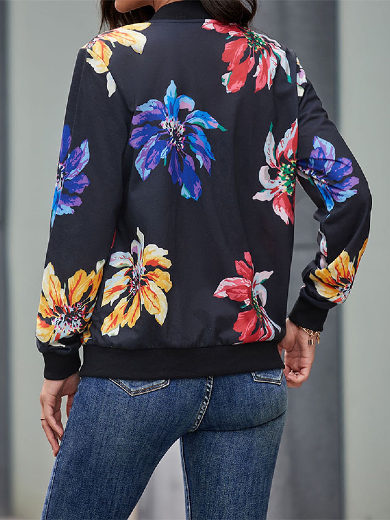 gucci floral bomber jacket