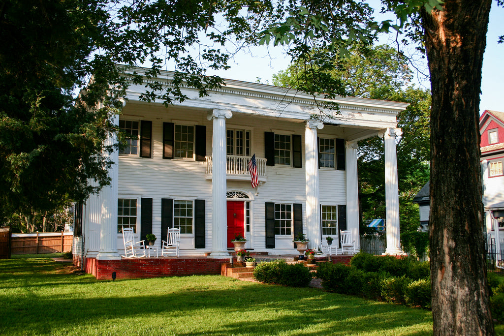 The 120 Greek Revival home destined to become Magnolia Inn, still under restoration