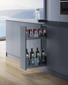 Iviro Glass Base Pull Out Storage Unit With Soft Close, Suits 150mm Cabinet