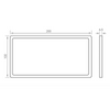 Nero LED Flat Cabinet Panel Light, Diffused, Natural or Warm White, Matte Black, Rectangle