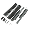 IVIRO, TwinPro, Soft Close Drawer Kit, Runners, Back & Base, D450mm x H88mm, To Suit 300-1000mm