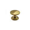 Pharaoh, 33mm Knob Handle, Brushed Brass, Centre Fixing