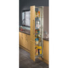 Pull Out Larder Unit, Installed Height 1700-2200mm, To Suit 300mm Cabinet, Chrome