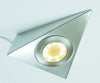 Stella Triangle LED Light, Natural - Warm White, Brushed Nickel, Under Cabinet Light