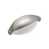 Shaker, Cup Handle, Antique Brass - Brushed Nickel - Satin Nickel, 64mm Hole Centres