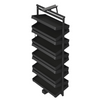 Rotating Multi-Level Shoe Rack with Telescopic Rail, Soft Close,1630-1830mm, Anthracite