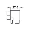 Gola J Profile External Corner Connector, 4 Finishes Available