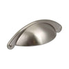 Shaker, Cup Handle, Brushed Nickel, 64mm Hole Centres