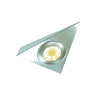 Stella Slimline Triangle LED Light, Natural - Warm White, Brushed Nickel, Under Cabinet Light