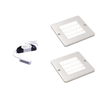 Siena LED Light, 75mm Square, Natural White, Stainless Steel, Under Cabinet 1-3 Light Kit