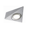Nebbia Triangle Diffused LED Light, Natural - Warm White, Brushed Nickel, Under Cabinet Light