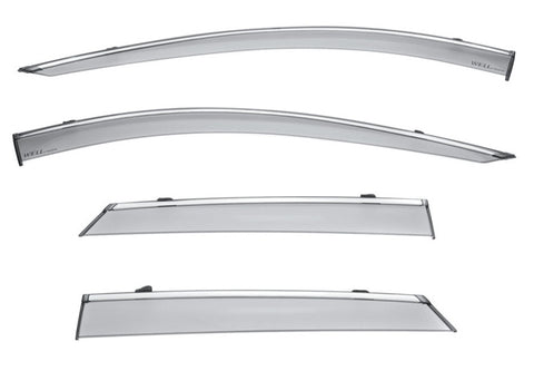 WellVisors Side Window Deflectors Infiniti Q70L Sedan 15-19 With Chrome  Trim – WELLvisors