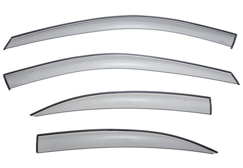 WellVisors Side Window Deflectors Mercedes Benz W204 C-Class 08-14