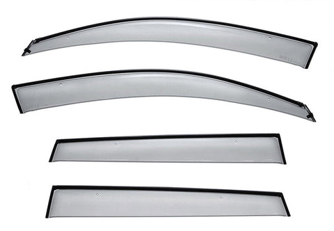 WellVisors Side Window Deflectors Toyota Landcruiser 91-97 With Black Trim  – WELLvisors