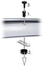 Locking pin installation