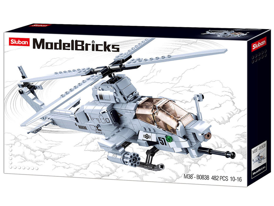 koken ademen Piepen Sluban - AH-1Z Attack Helicopter — Arkhaven Games & Hobbies