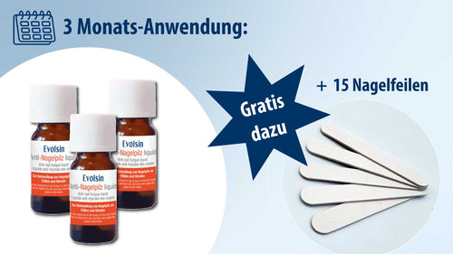 3 Monatsanwendung Evolsin Anti-Nagelilz Liquid