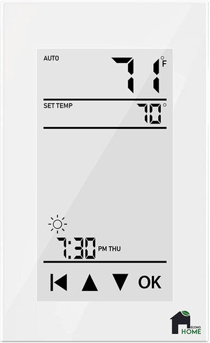 EconoHome Digital Non-Programmable Thermostat for Heat & Cooling EH701