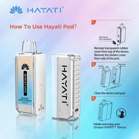 How to use a hayati pod