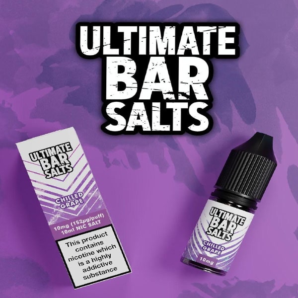 Ultimate E liquid Bar Salts - Chilled Grape 10ml