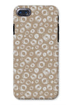 Scribble Dots Natural Phone Case