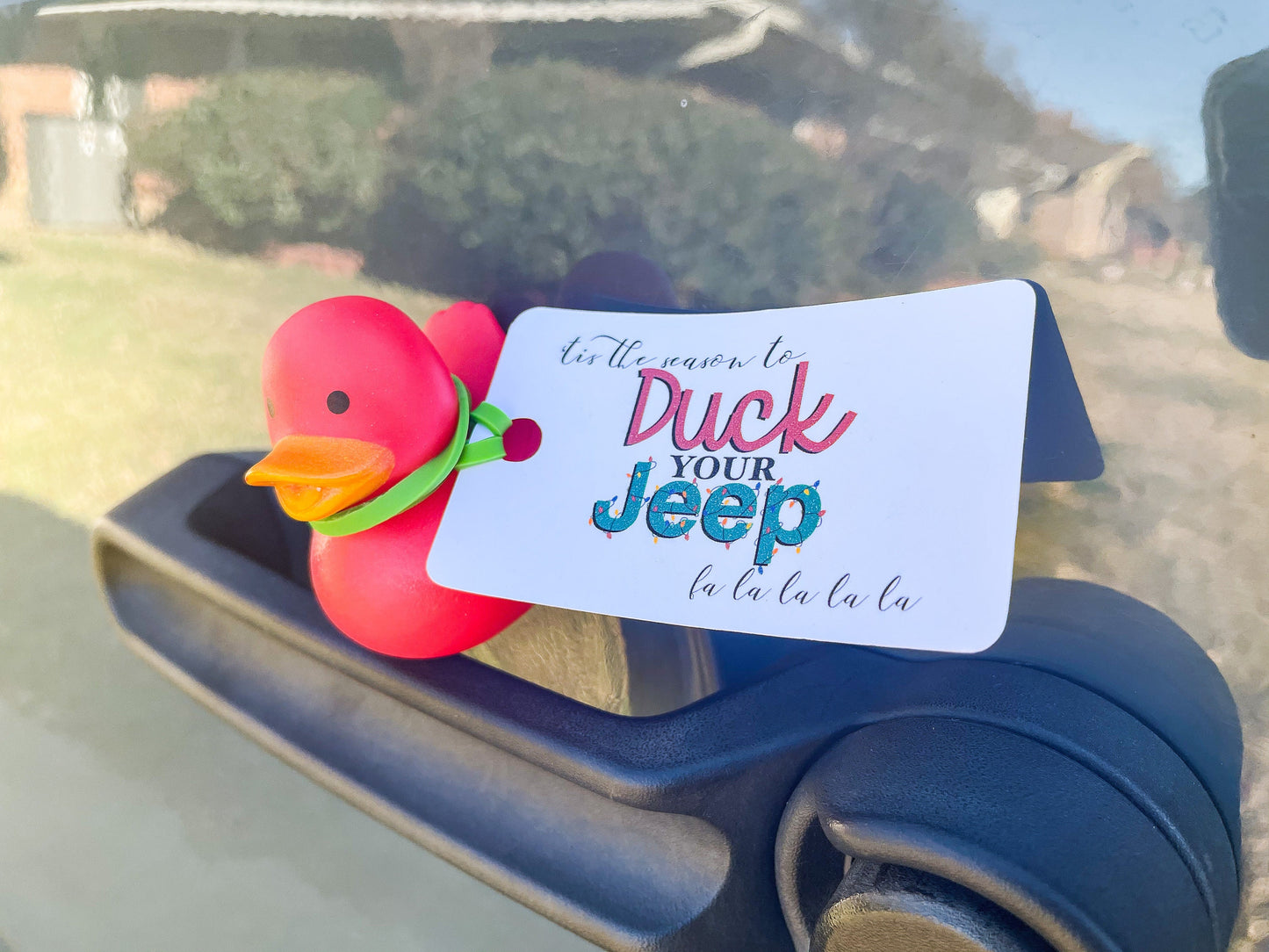 Duck Your Jeep Holiday Tag – RuffledBlues