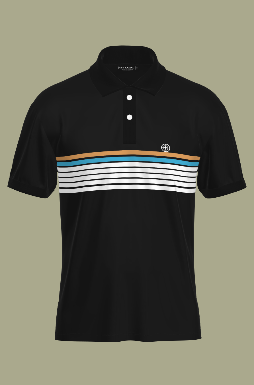 Striper polo - JUST KAMAL product image