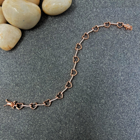 Rose Gold Bracelet For Women  Waman Hari Pethe Jewellers